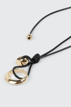 Adjustable Cord Pendant Necklace