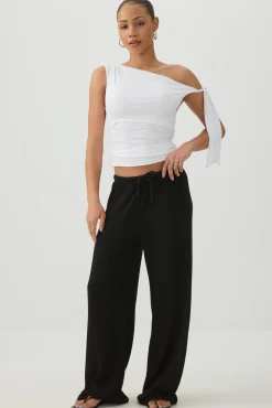 Asymmetrical Off Shoulder Top