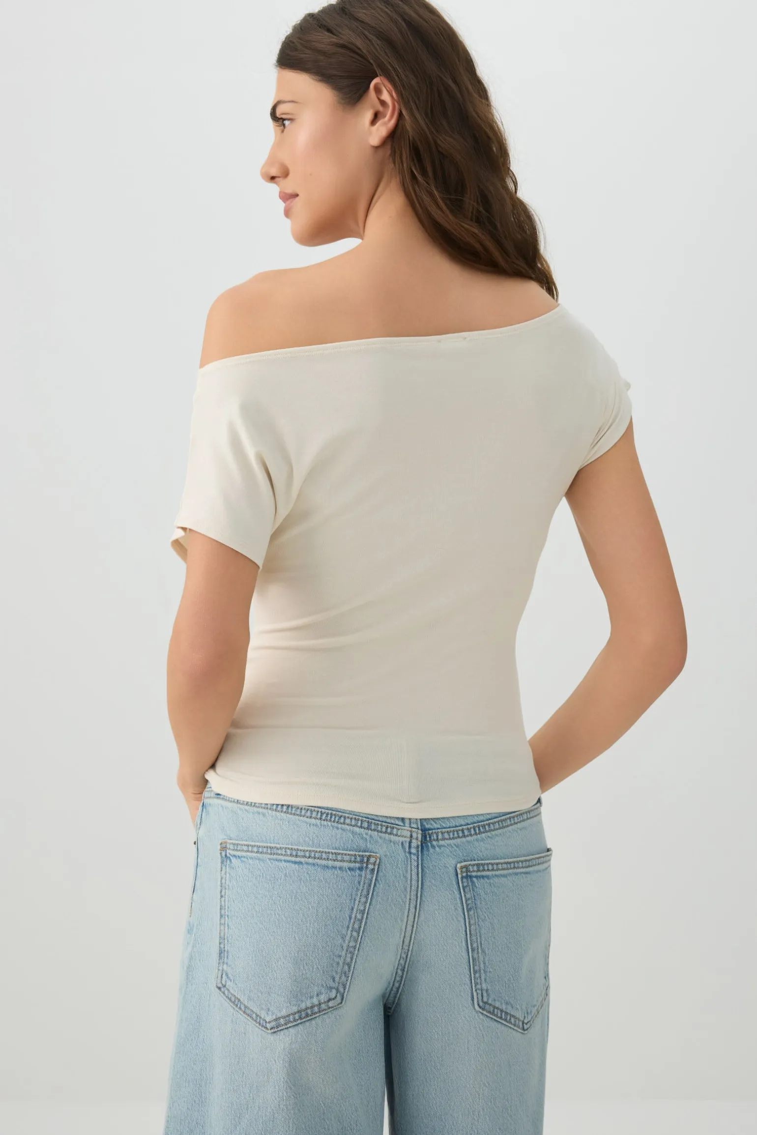 Asymmetric Cinched Top