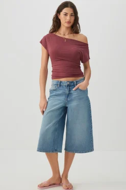 Asymmetric Cinched Top