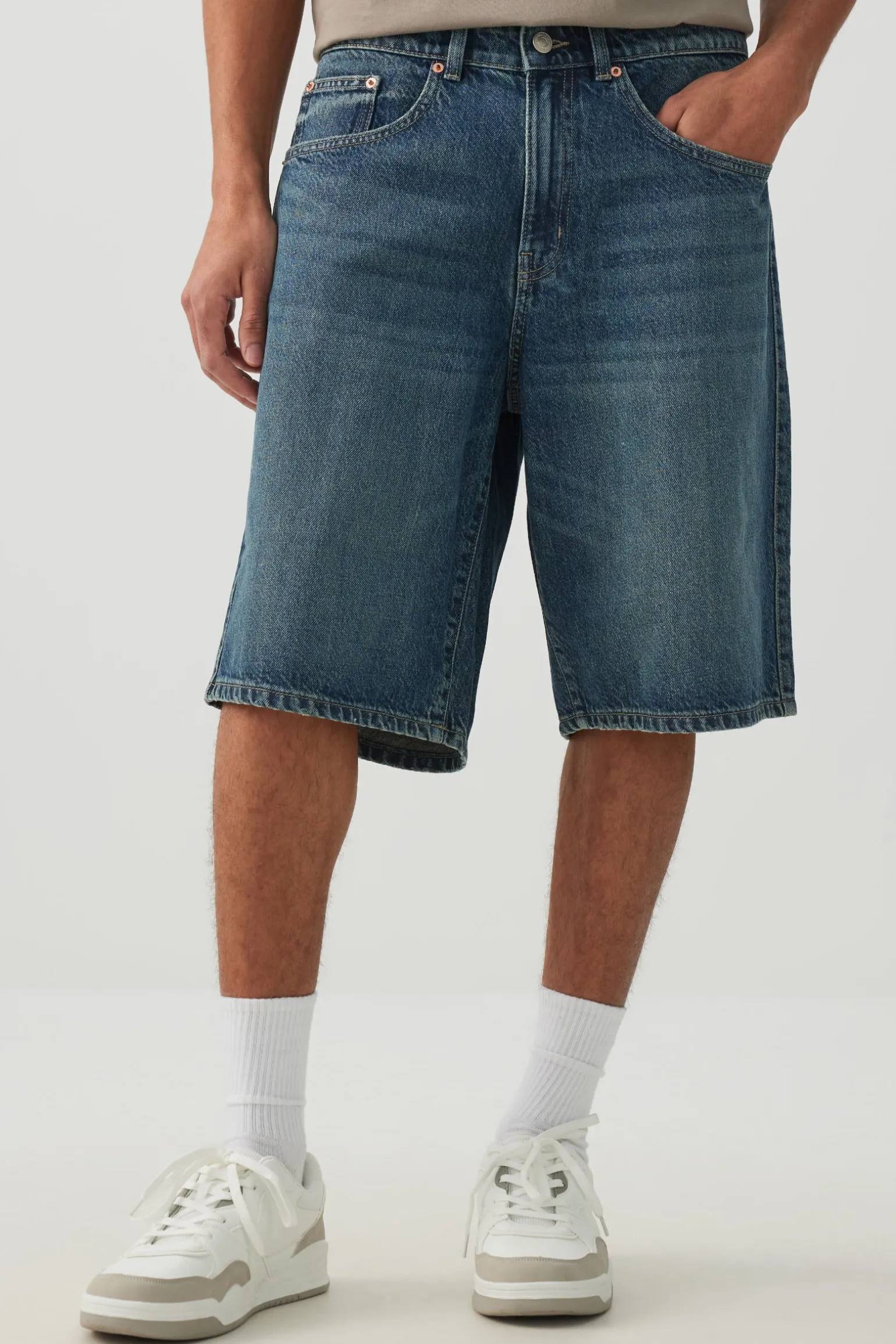 Baggy Denim Shorts