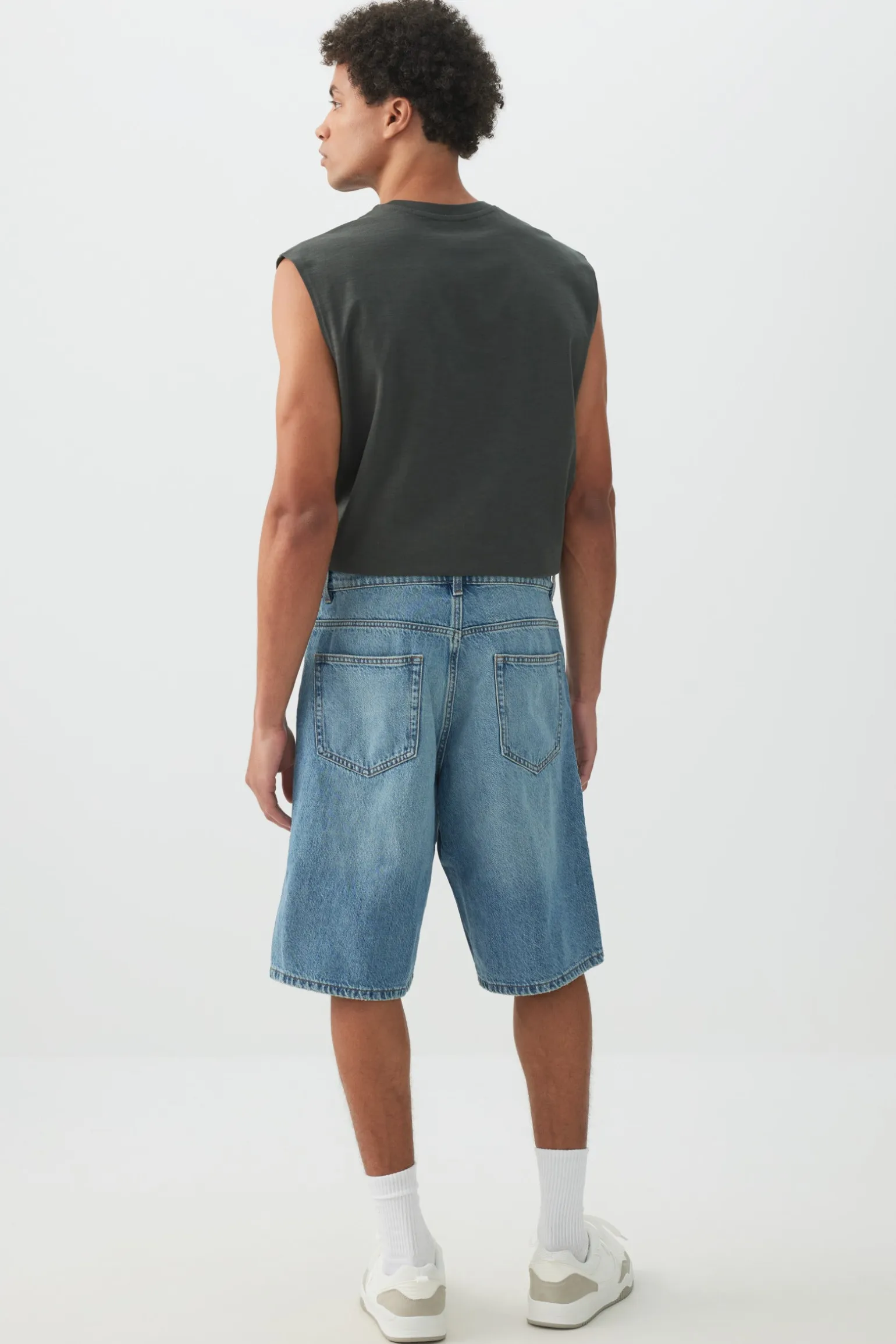 Baggy Denim Shorts