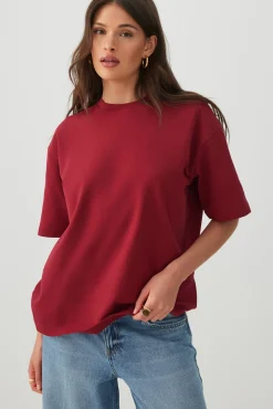 Basic Boxy Crew Neck T-shirt