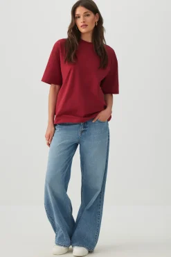Basic Boxy Crew Neck T-shirt