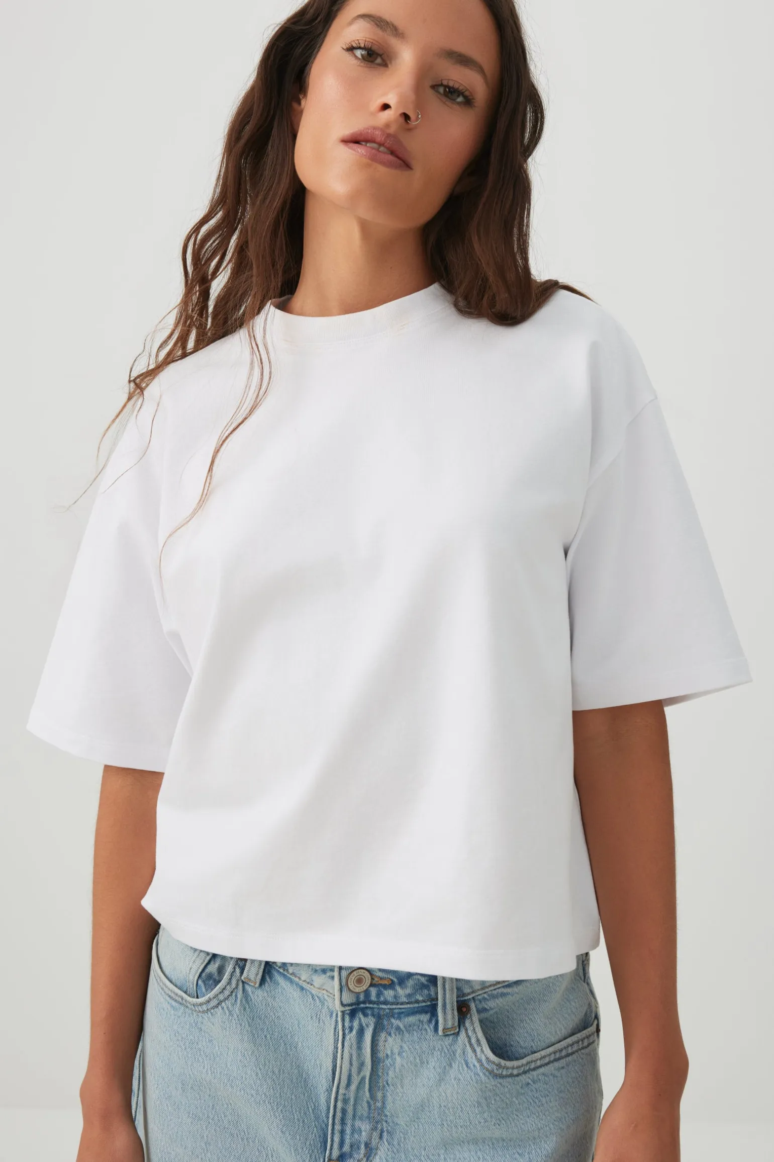 Basic Boxy Short Sleeve T-Shirt