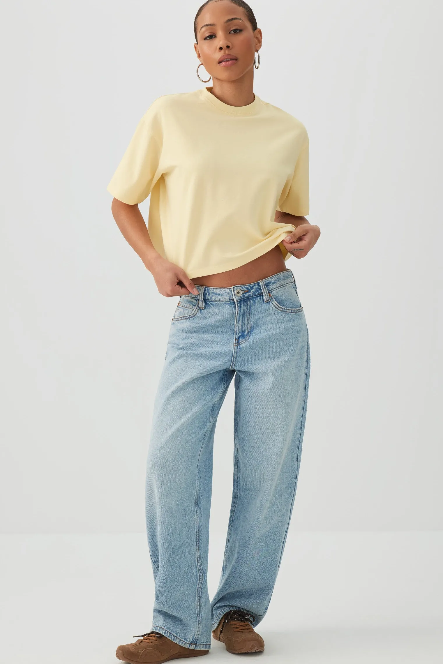 Basic Boxy Short Sleeve T-Shirt