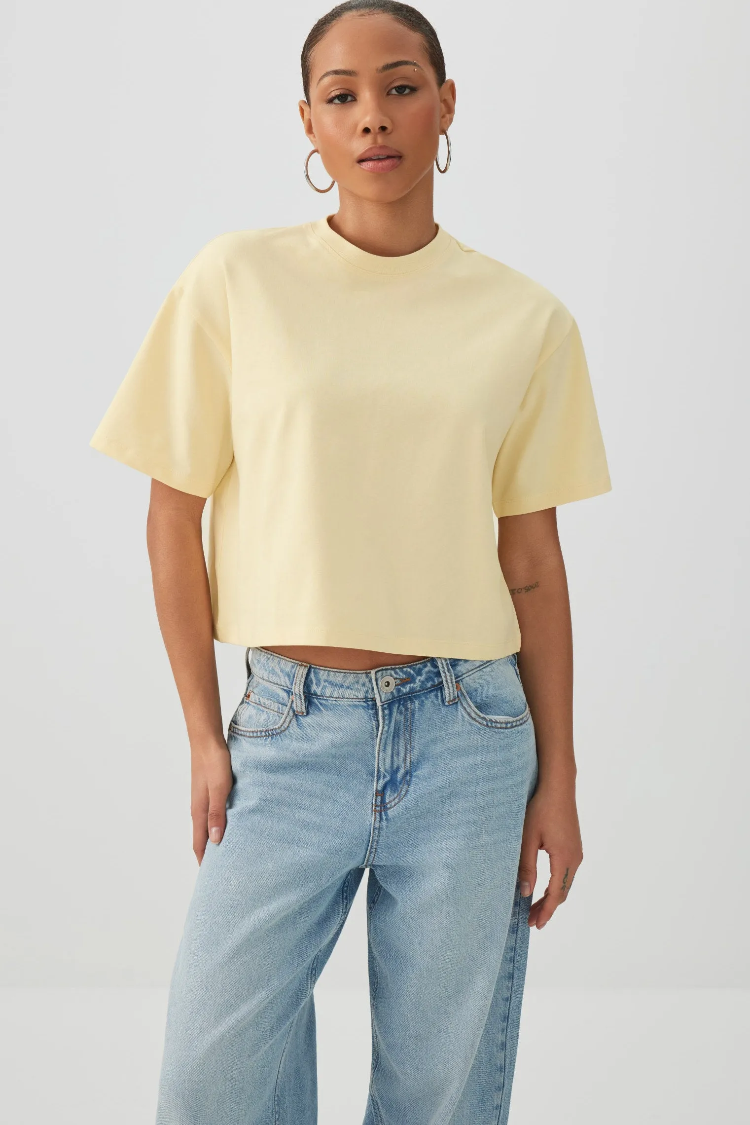 Basic Boxy Short Sleeve T-Shirt