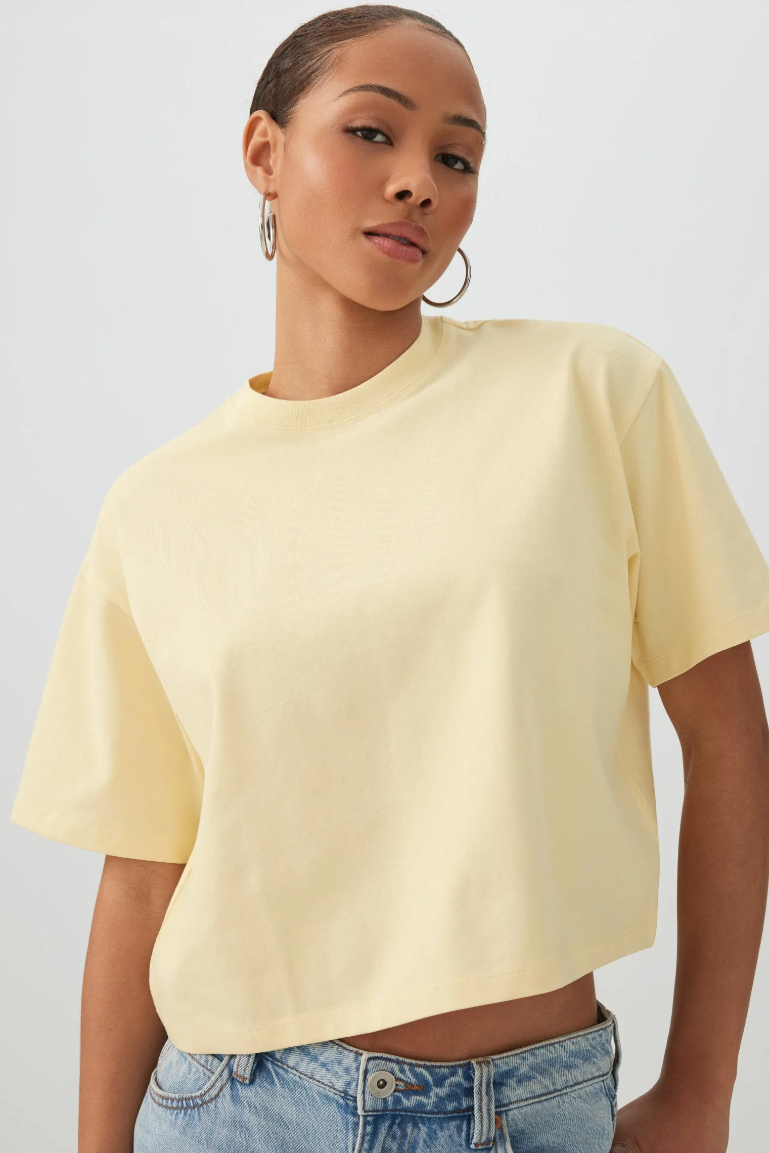 Basic Boxy Short Sleeve T-Shirt