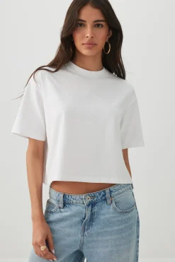 Basicore™ Boxy Cropped T-Shirt