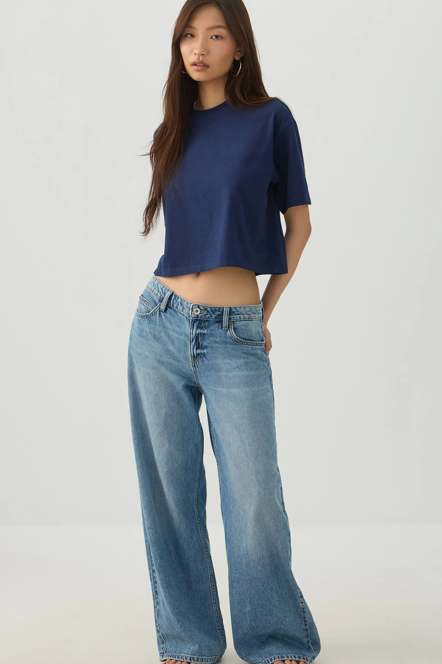 Basicore™ Boxy Cropped T-Shirt