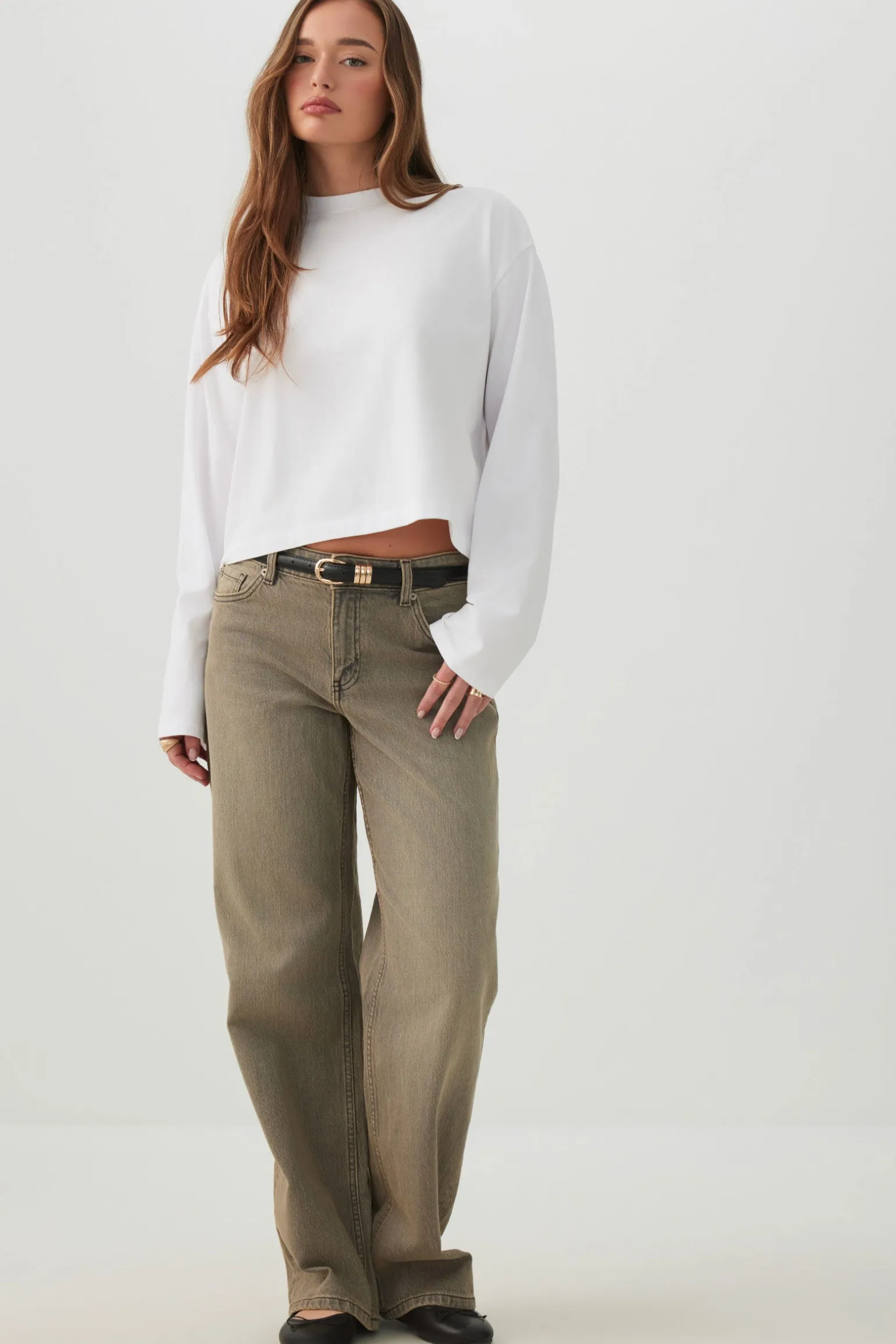 Basicore™ Boxy Long Sleeve T-Shirt