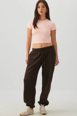 Basicore™ Crop Cap Sleeve T-Shirt