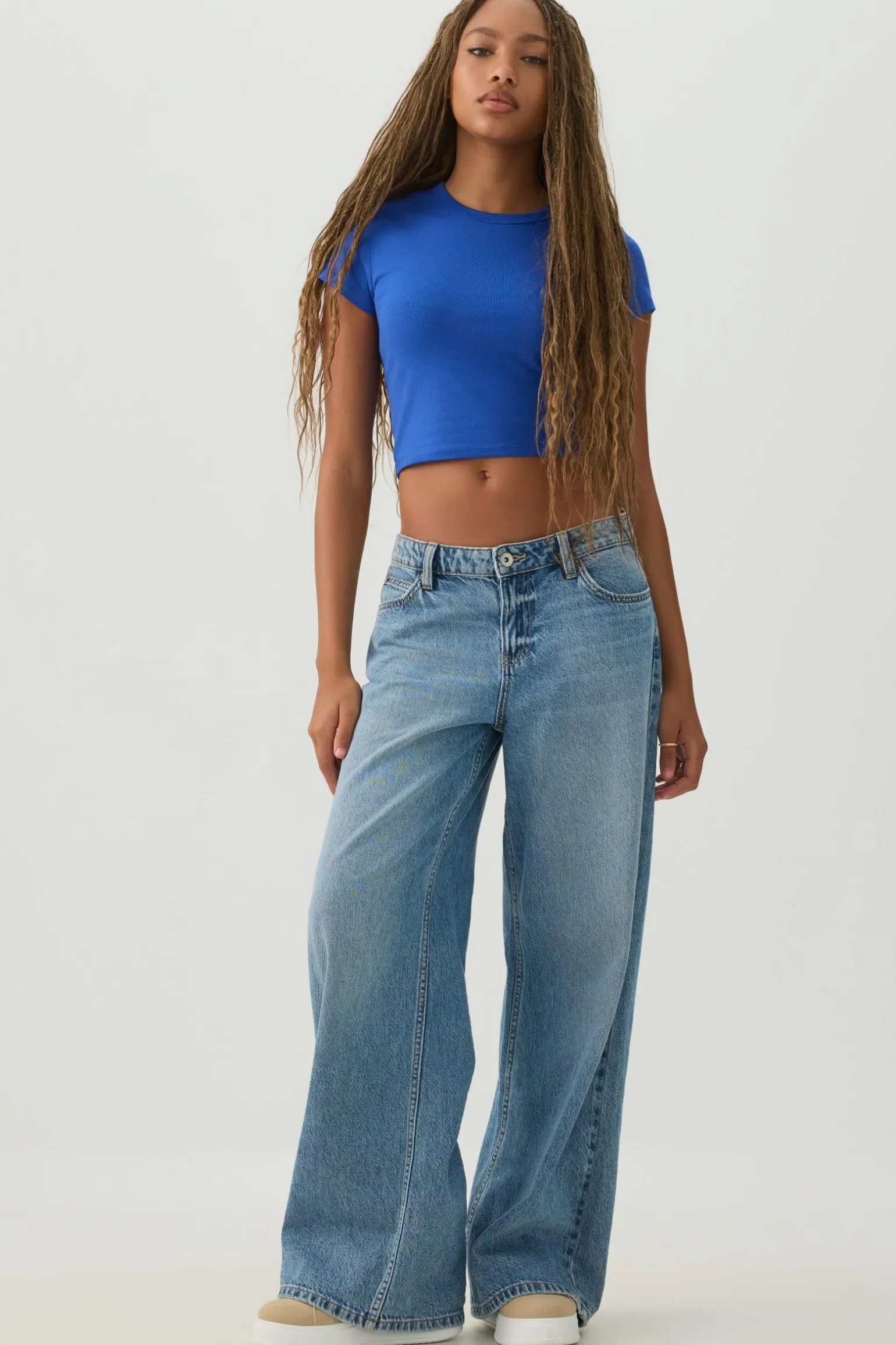 Basicore™ Fitted Crop T-Shirt