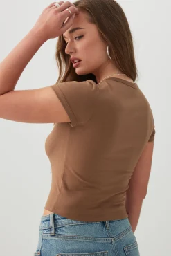 Basicore™ Fitted Crop T-Shirt