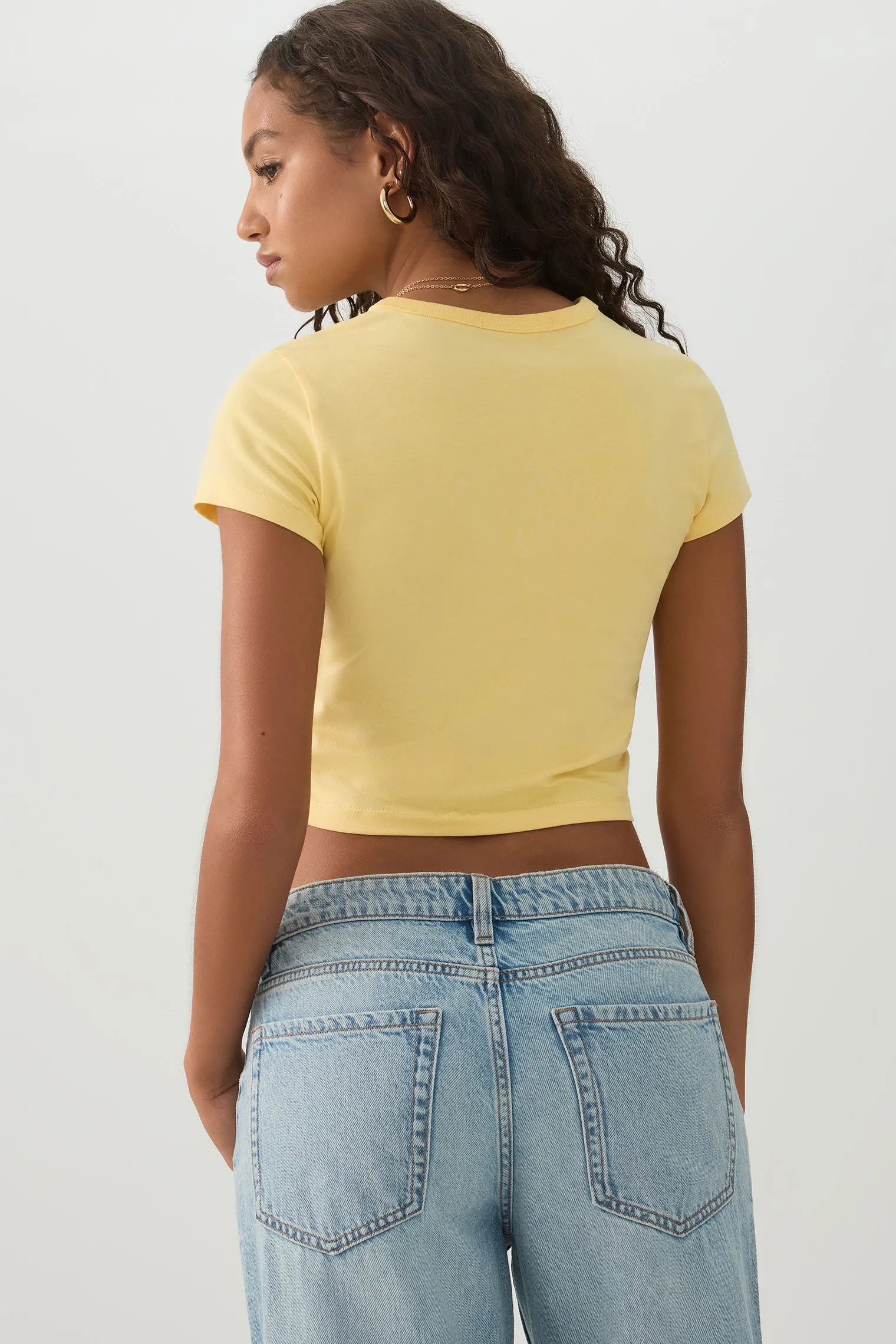 Basicore™ Fitted Crop T-Shirt
