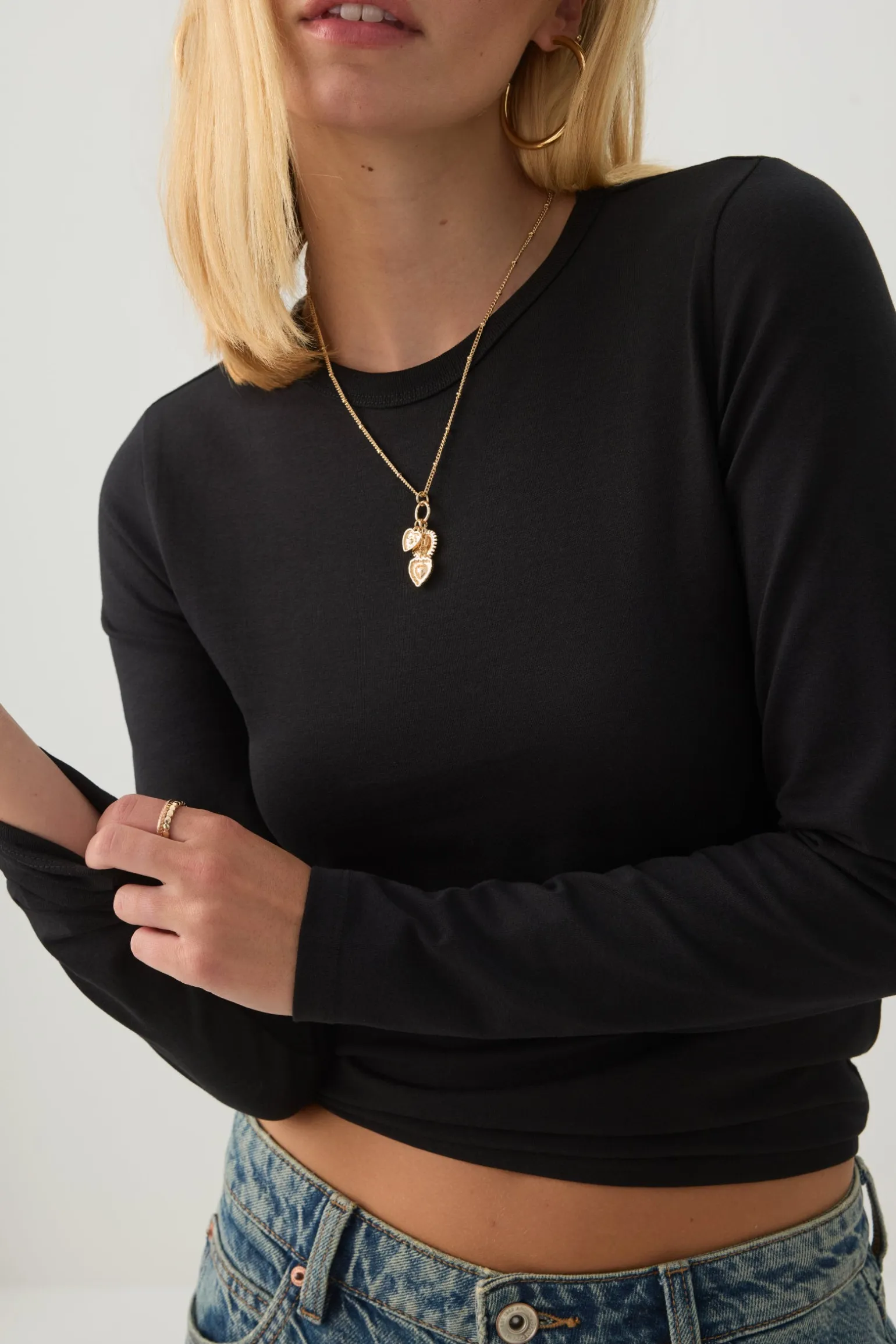 Basicore™ Fitted Long Sleeve T-Shirt