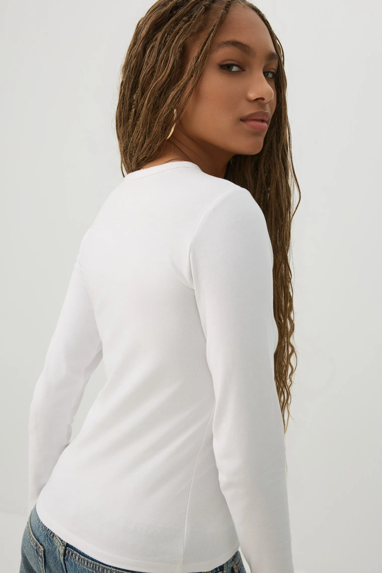 Basicore™ Fitted Long Sleeve T-Shirt