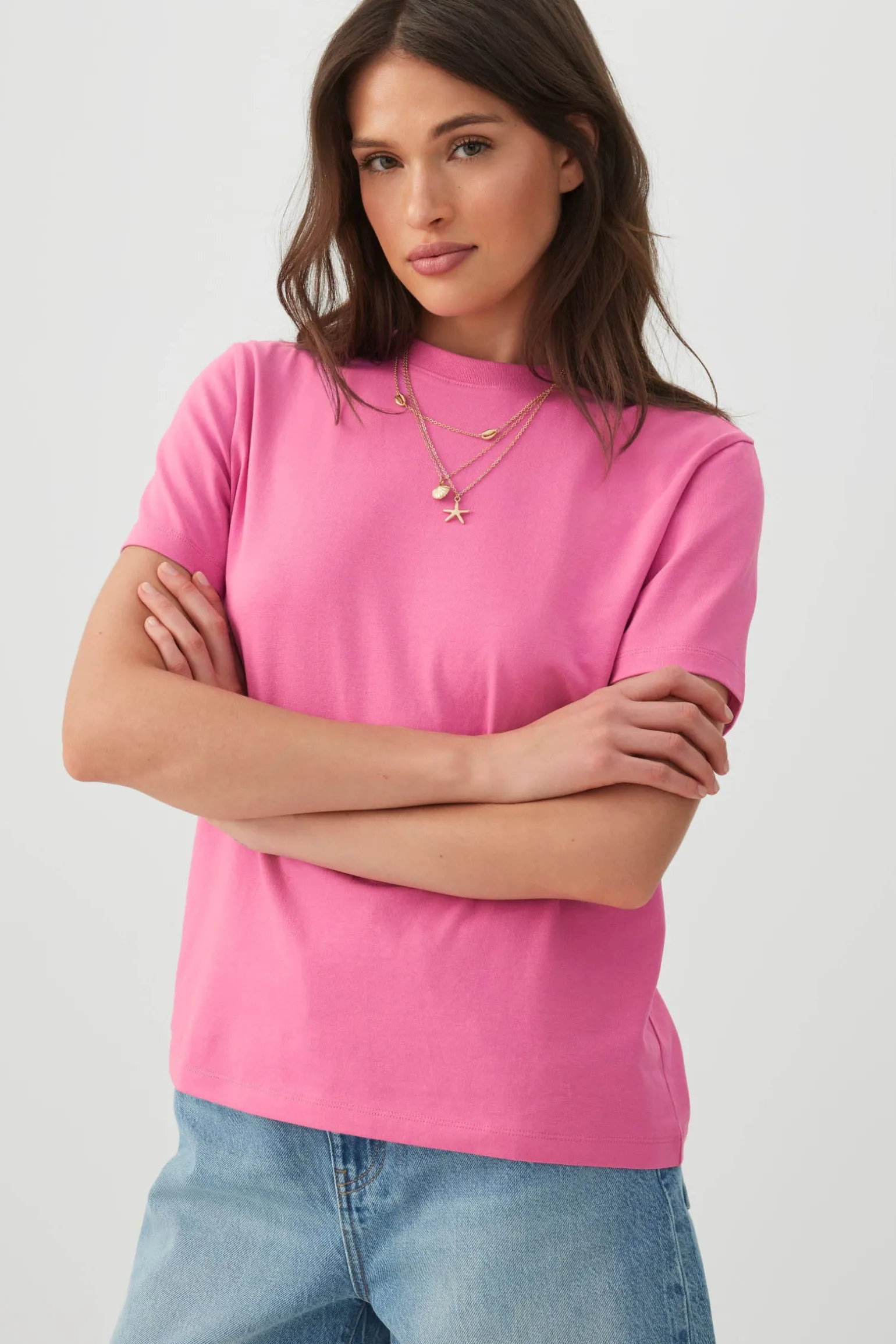 Basic Relaxed Short Sleeve T Shirt