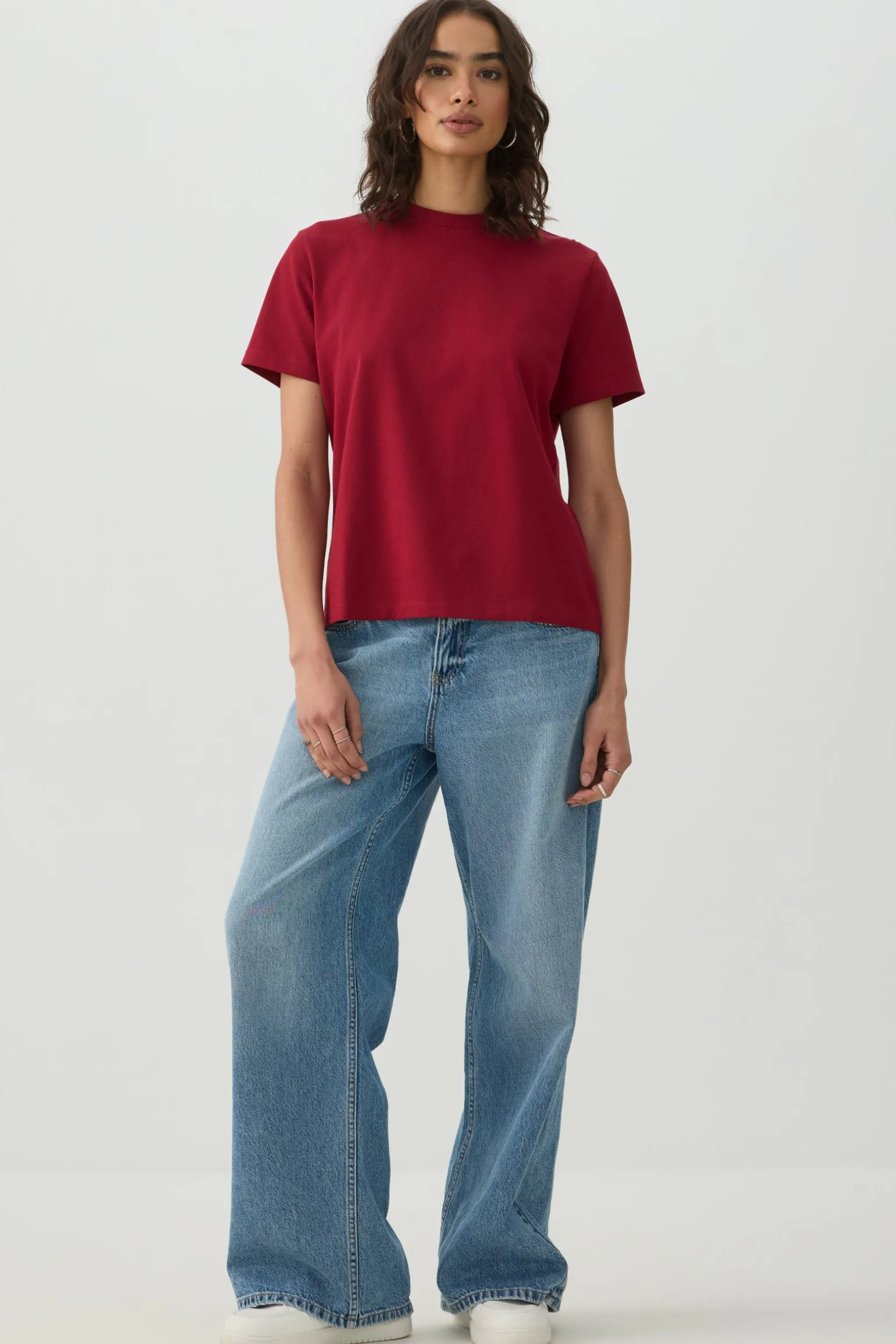 Basic Relaxed Short Sleeve T Shirt