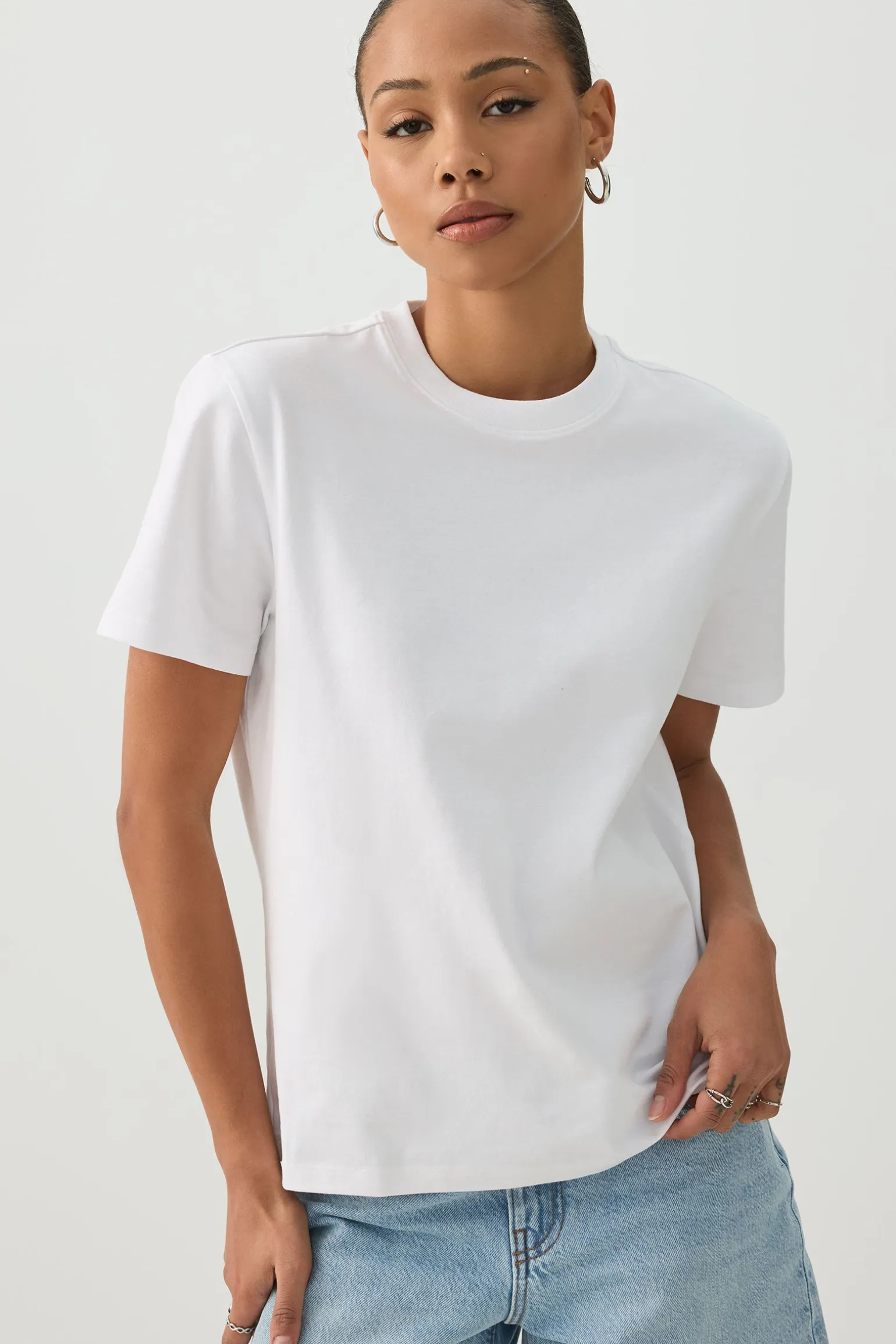 Basic Relaxed Short Sleeve T-Shirt