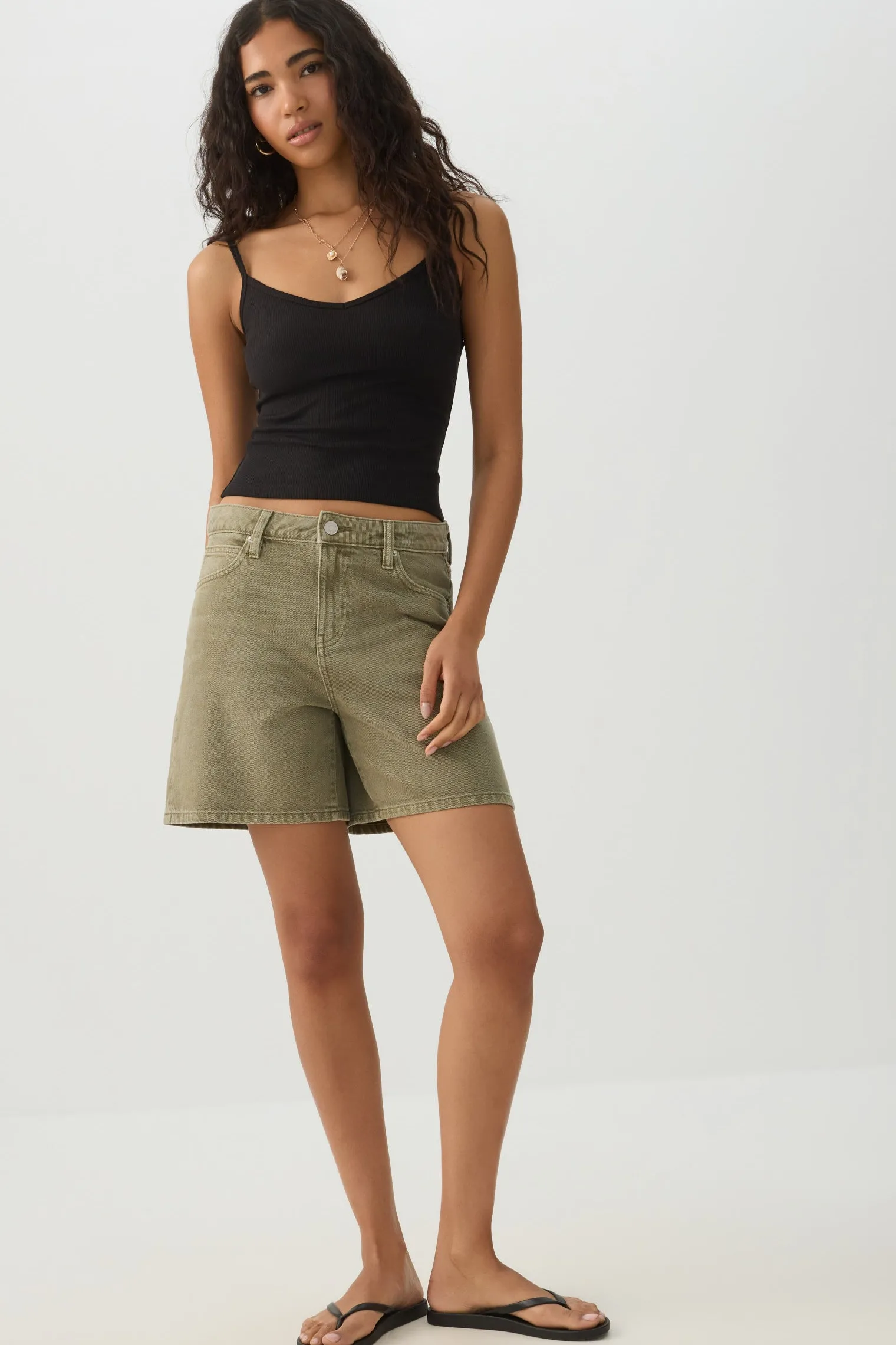 Basic Ribbed Knit Tank Top