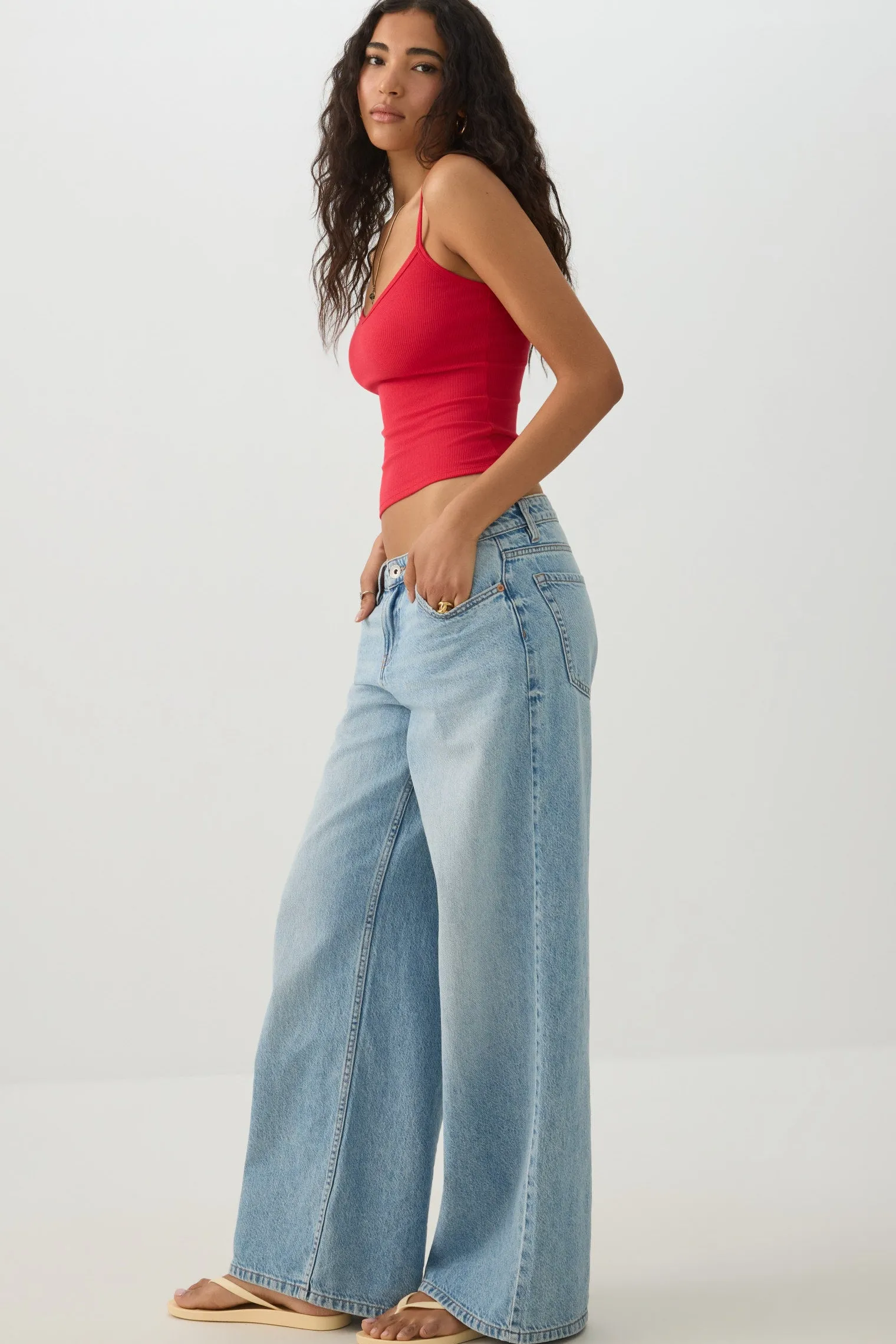 Basic Ribbed Knit Tank Top