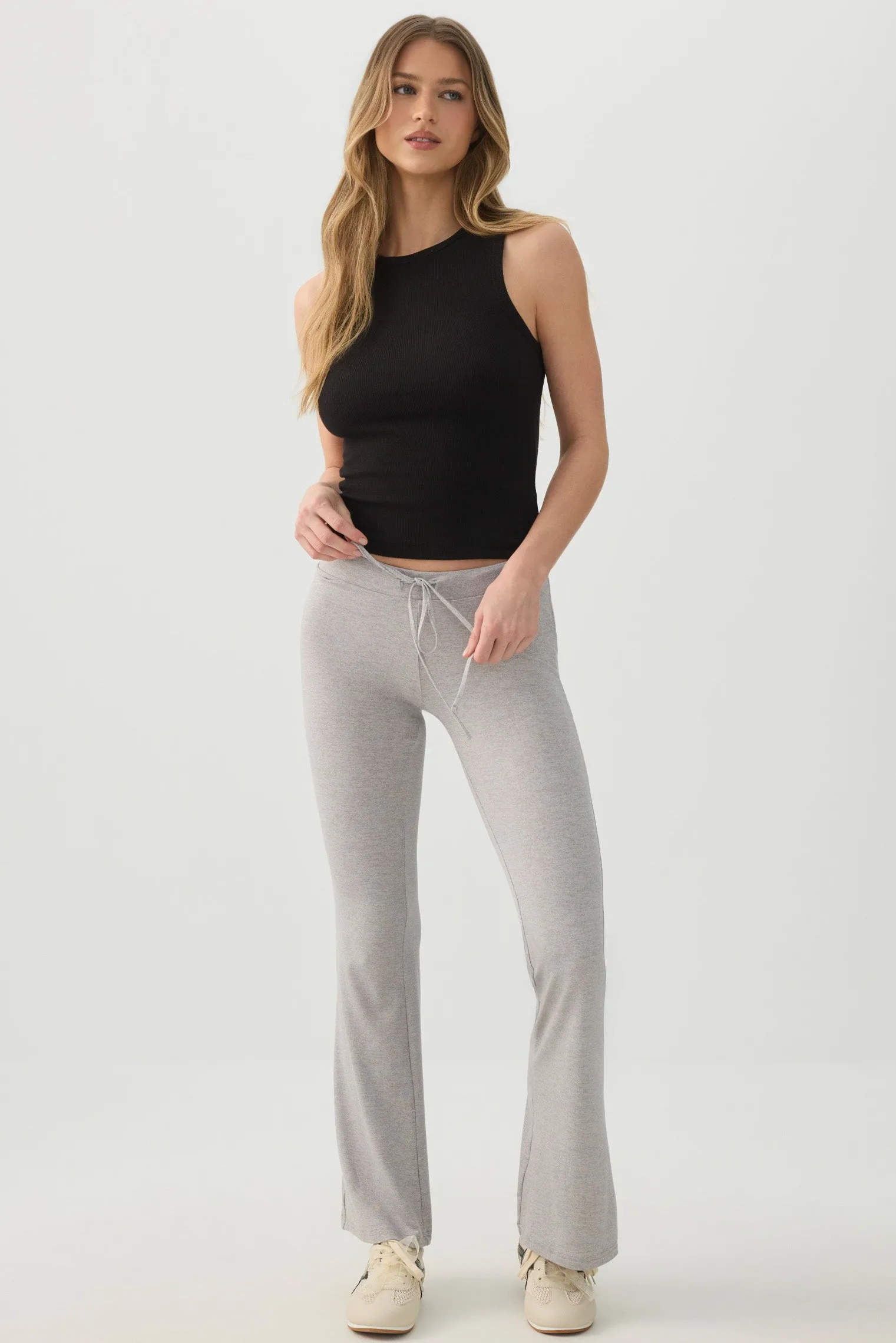 Basic Rib High Neck Tank Top