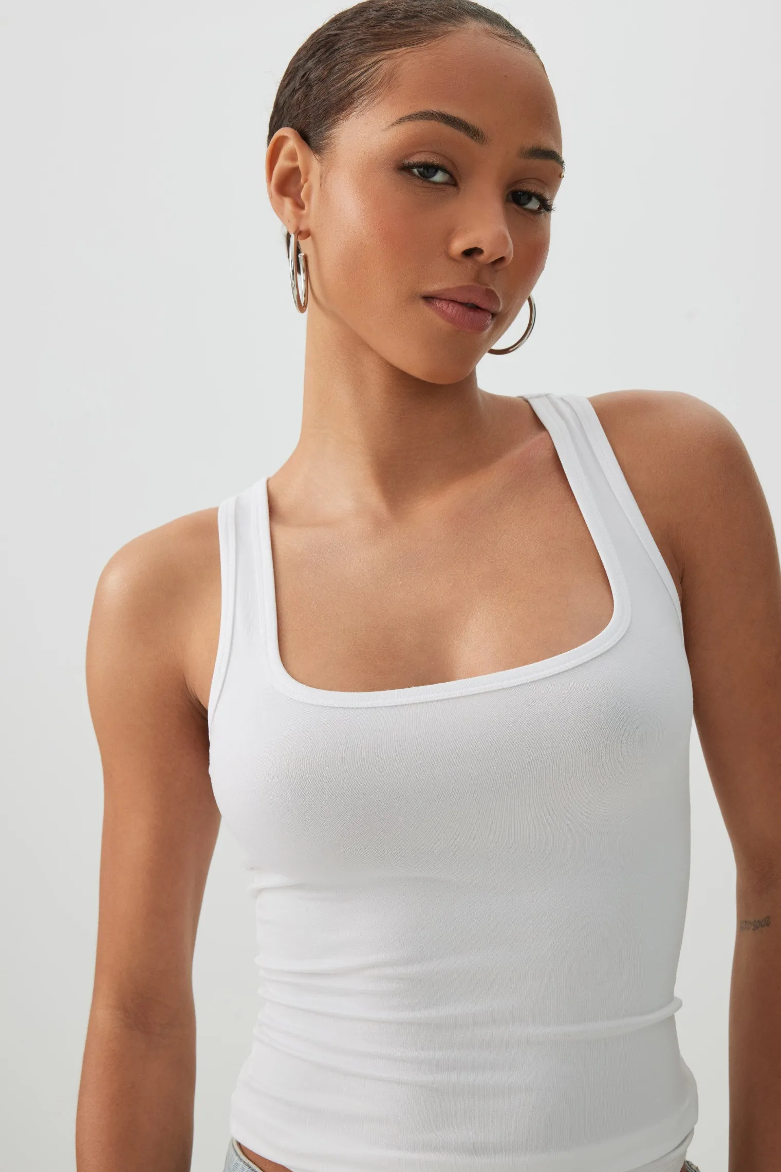 Basic Super Soft Racerback Tank Top