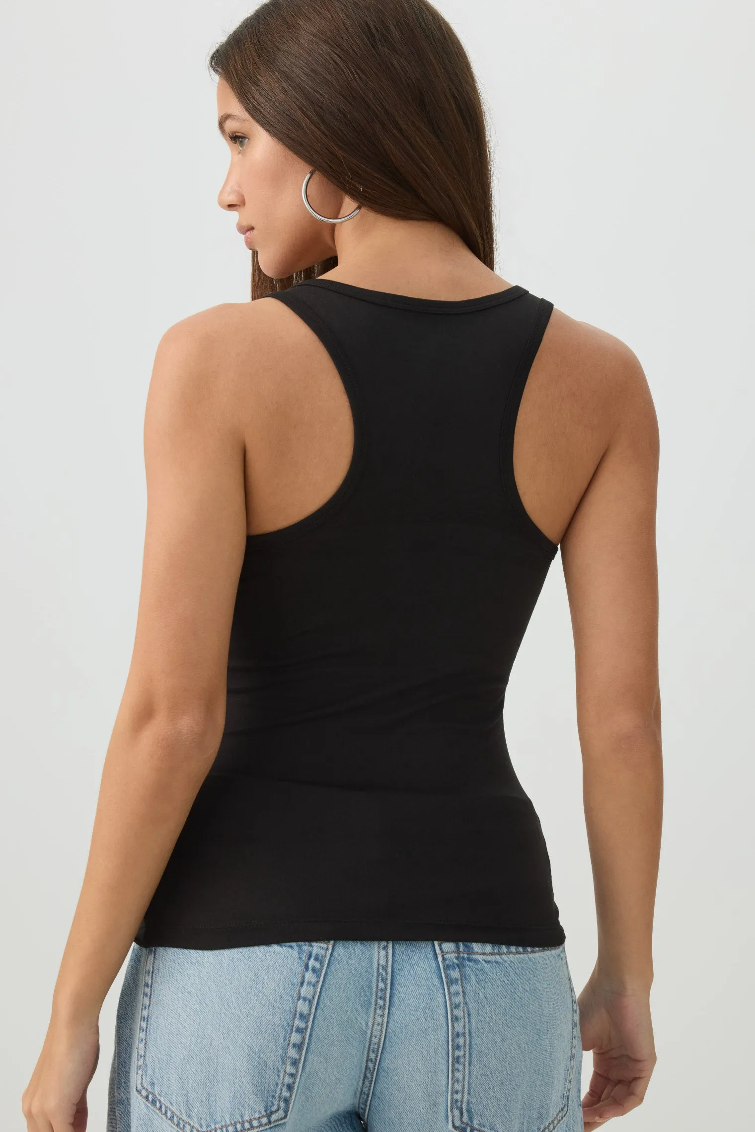 Basic Super Soft Racerback Tank Top