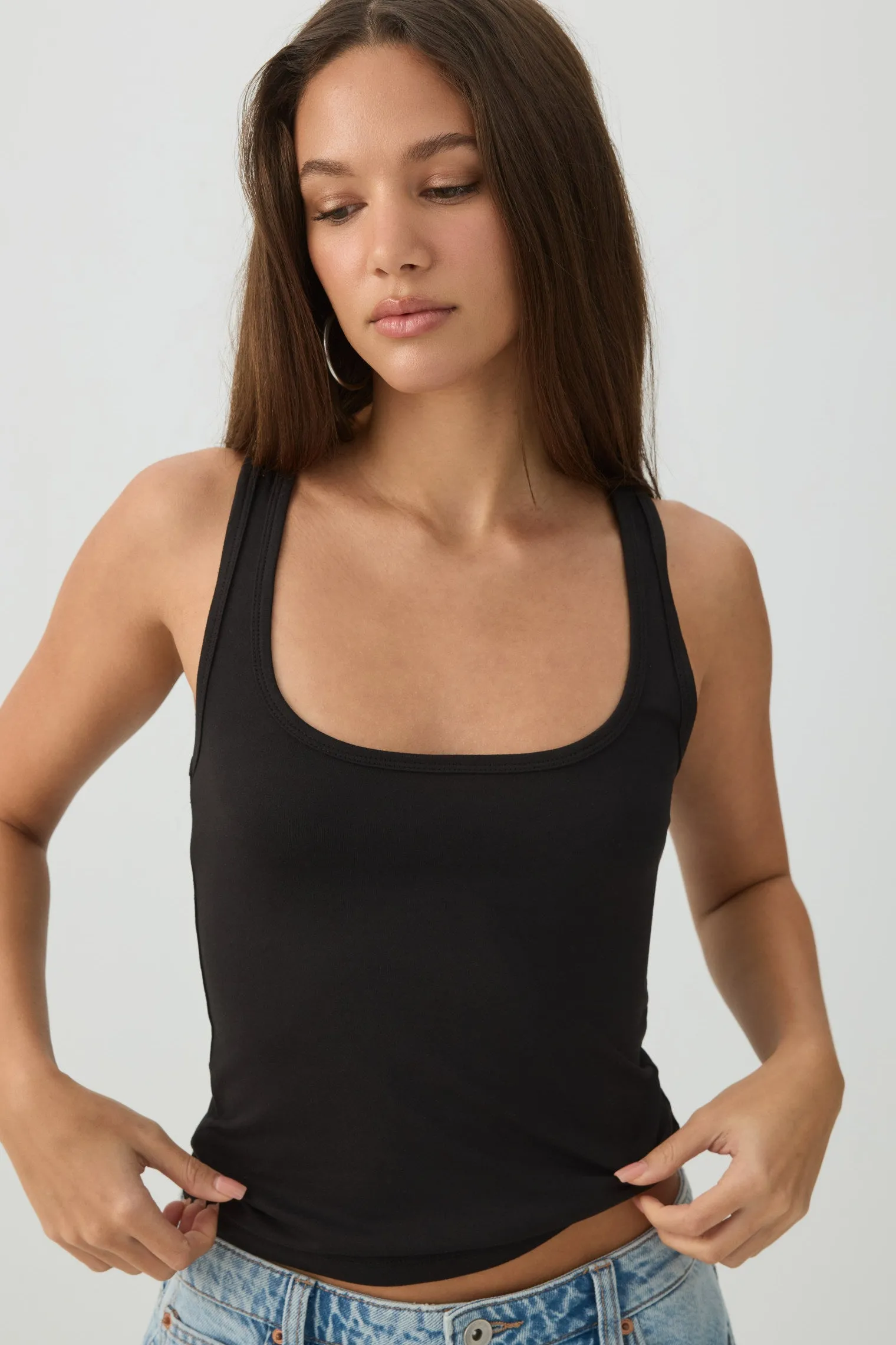 Basic Super Soft Racerback Tank Top