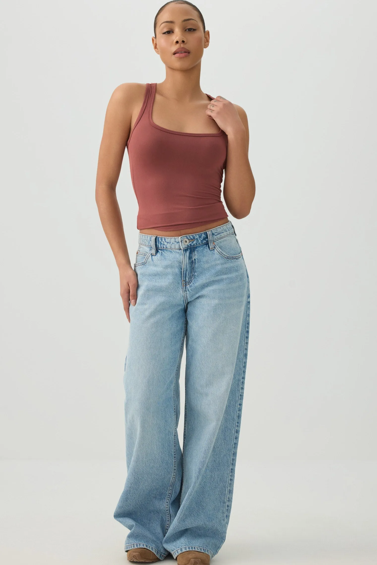 Basic Super Soft Racerback Tank Top