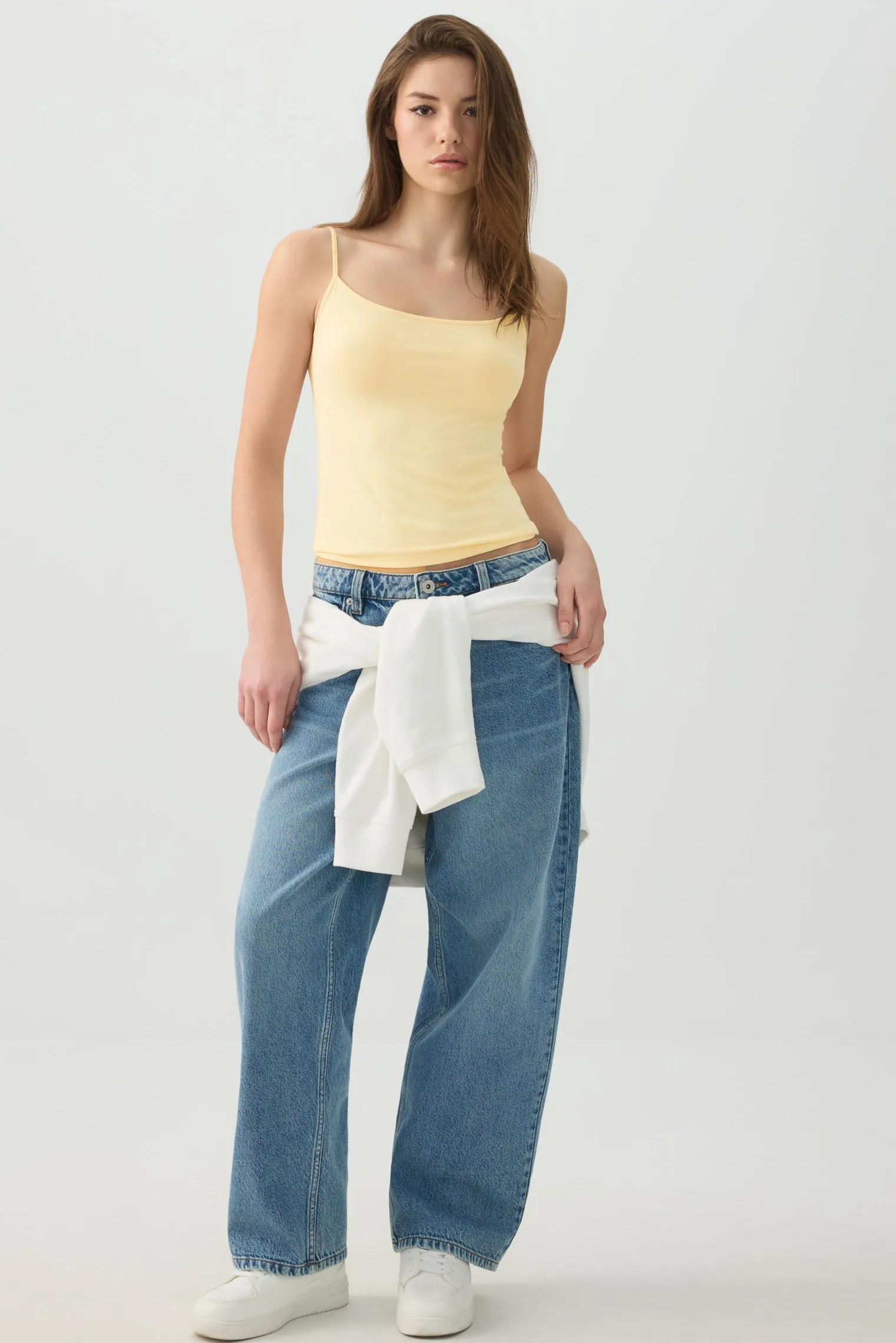 Basic Super Soft Tank Top with Adjustable Straps