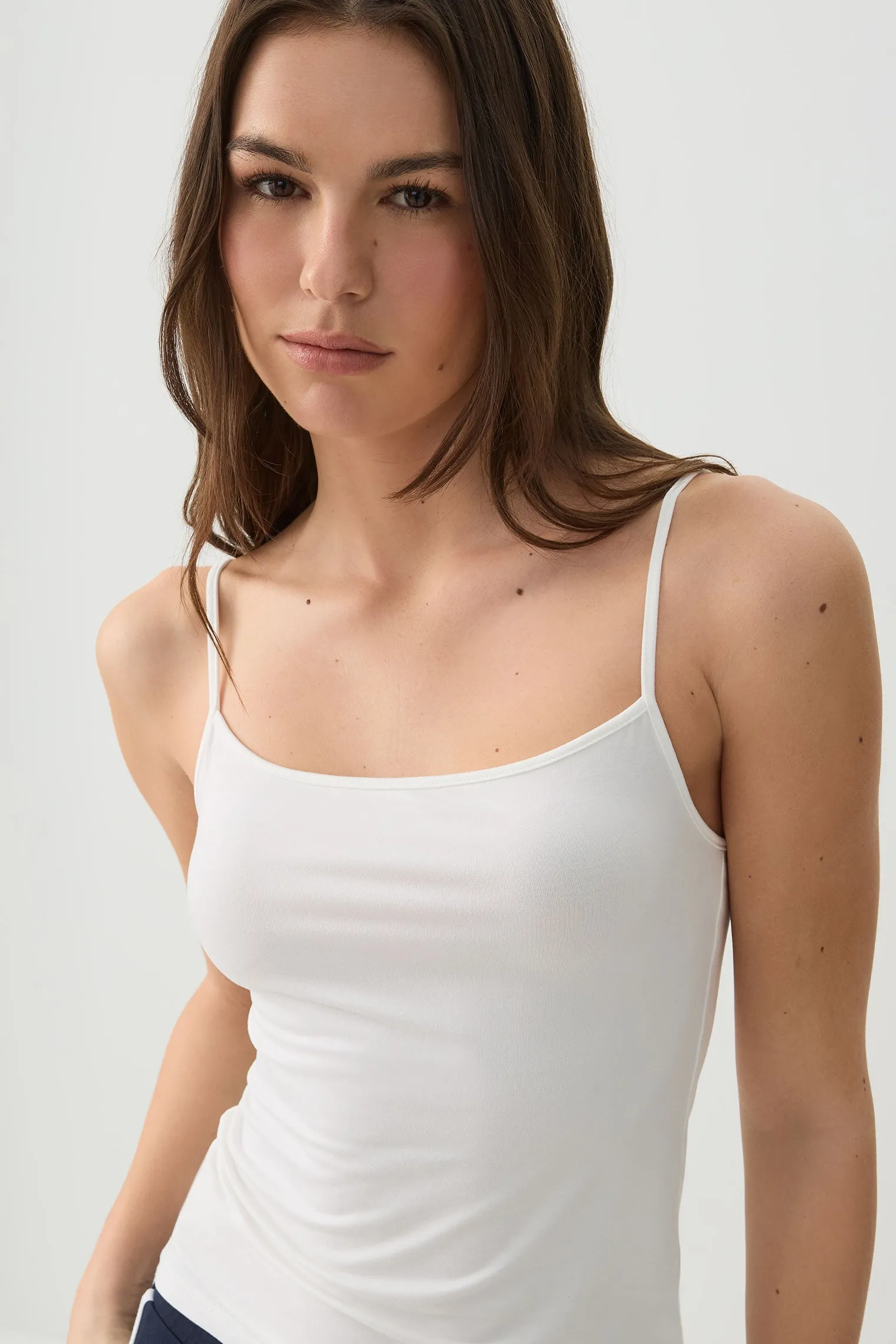 Basic Super Soft Tank Top with Adjustable Straps
