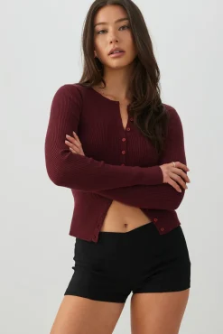 Bengaline Mid Rise Micro Shorts