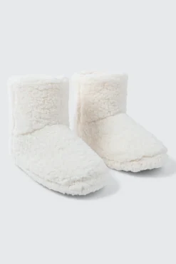 Berber Fleece Bootie Slippers