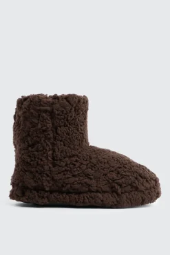 Berber Fleece Bootie Slippers