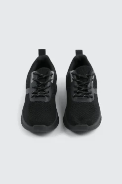 Black Knit Sneakers
