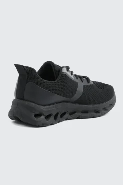 Black Knit Sneakers