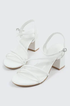 Block Heel Strappy Sandals