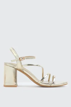 Block Heel Strappy Sandals