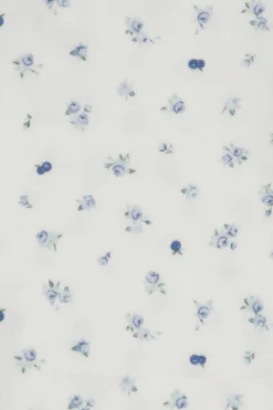 Blueberry Floral Throw Blanket
