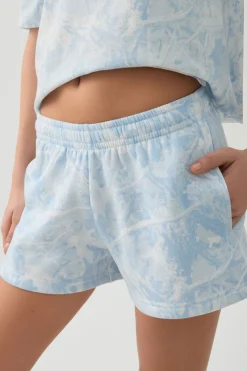 Blue Camouflage Sweatshorts