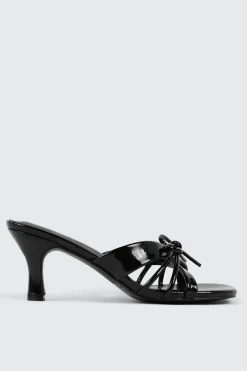 Bow Kitten Heel Sandals