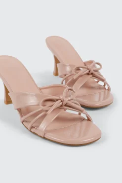 Bow Kitten Heel Sandals