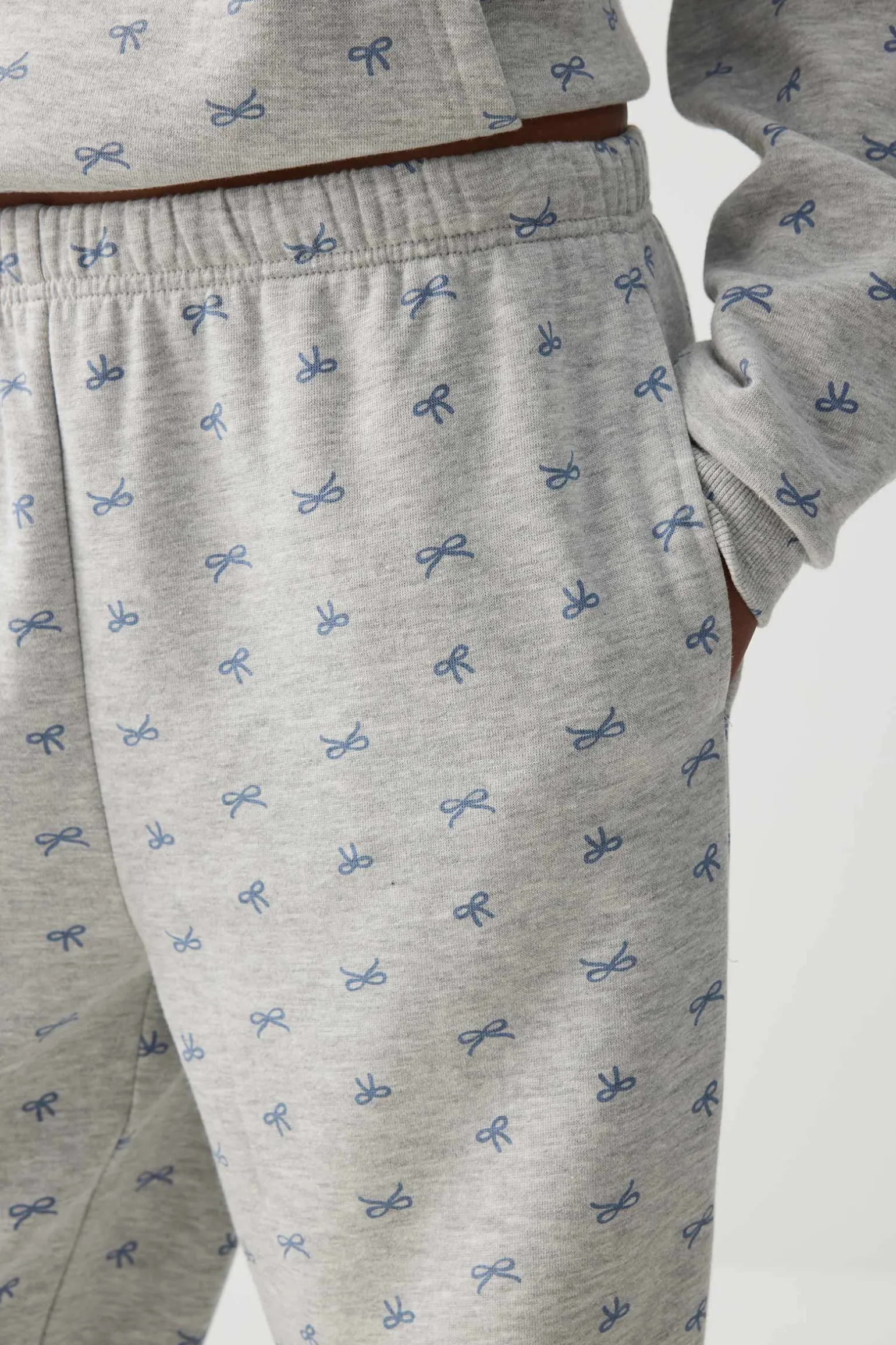 Bow Print Sweatpants
