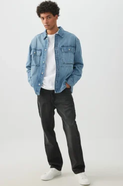 Boxy Denim Shirt