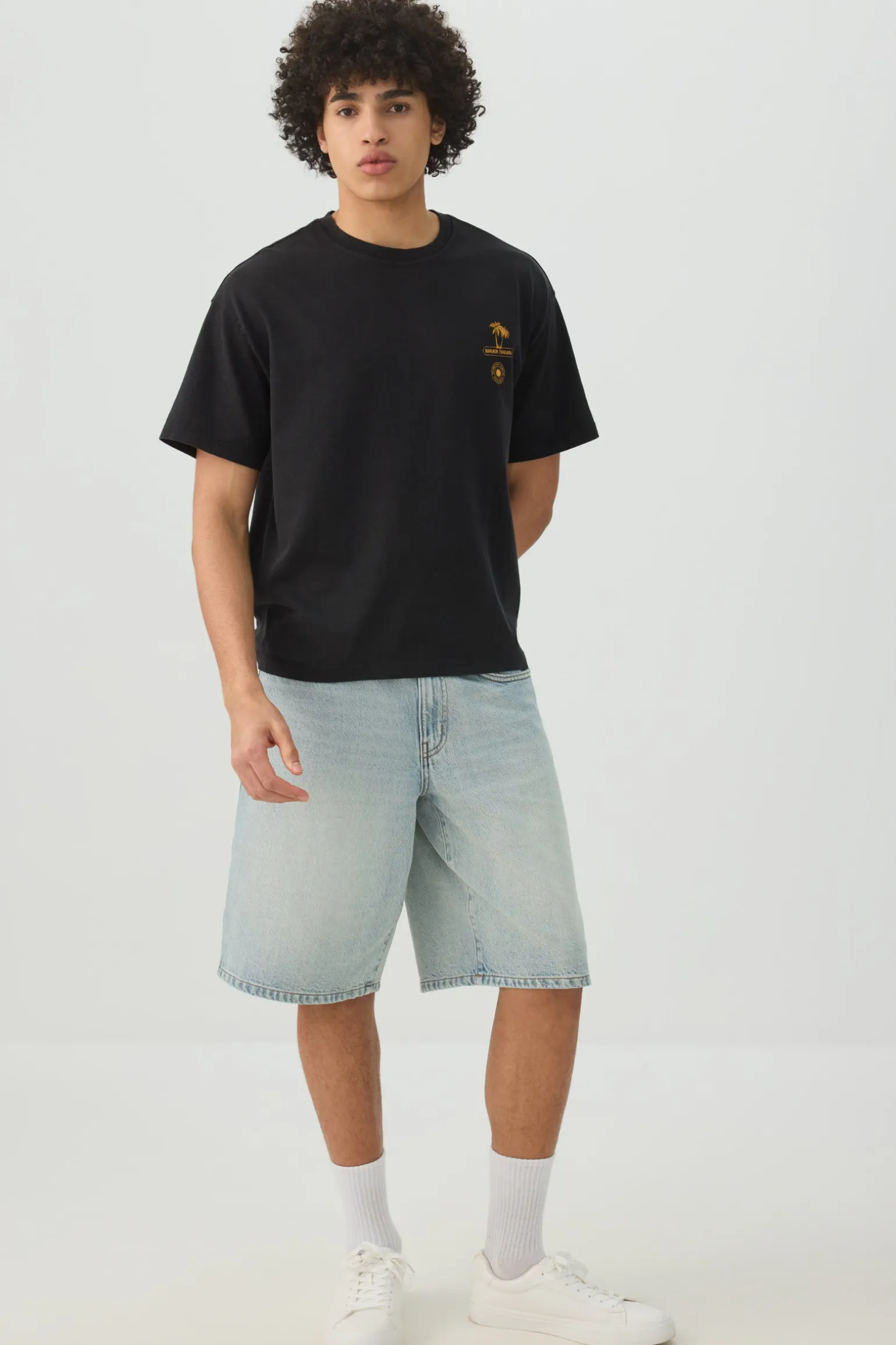 Boxy Graphic Crew Neck T-Shirt