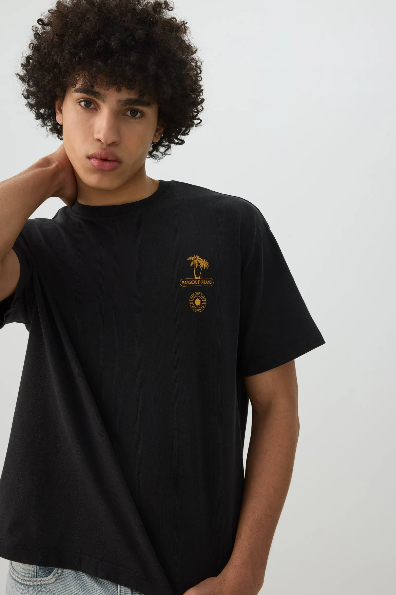 Boxy Graphic Crew Neck T-Shirt