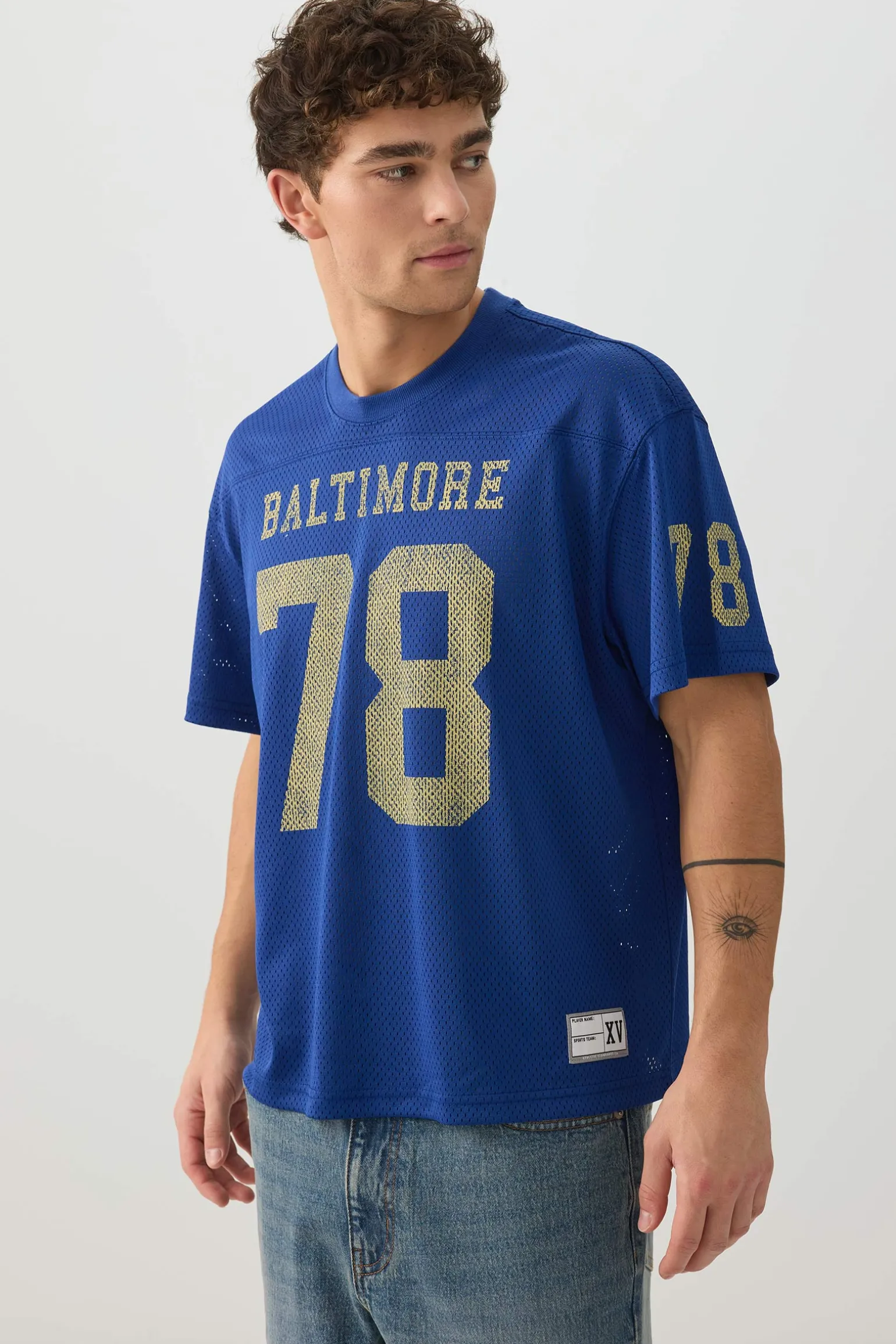 Boxy Mesh Sports Jersey