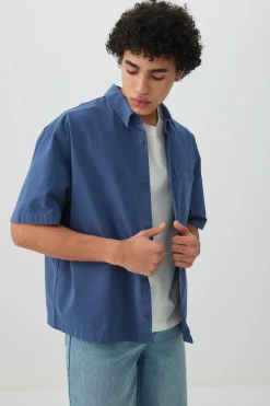 Boxy Short-Sleeve Shirt